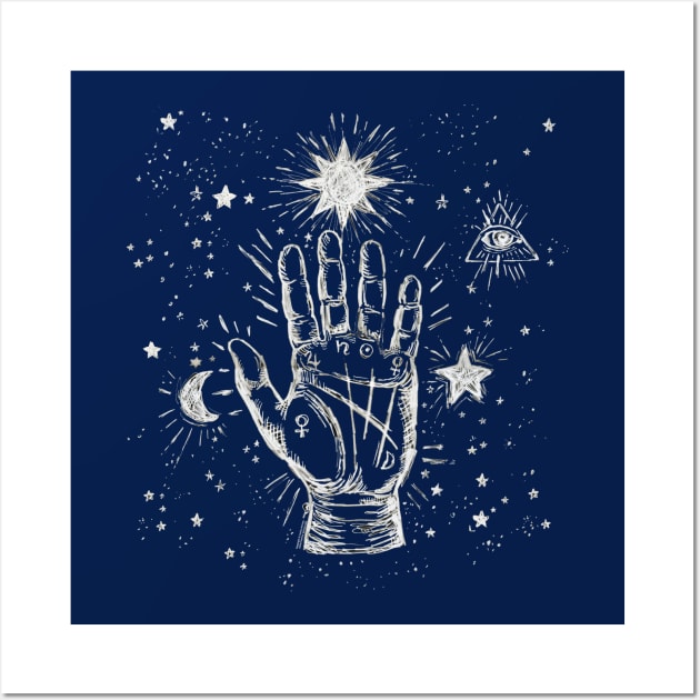 Palmistry Wall Art by FanitsaArt